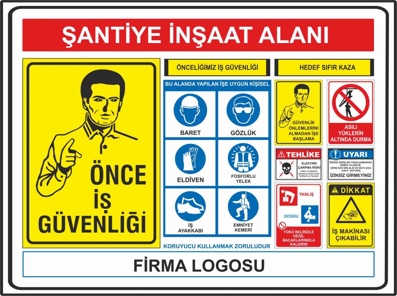 İŞ GÜVENLİK LEVHALARI